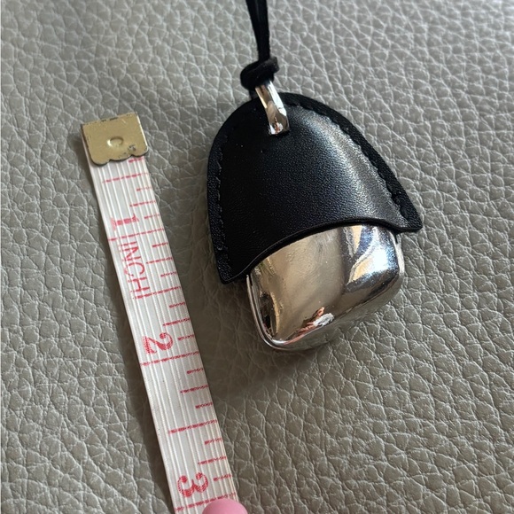 Pewter and Leather Wrapped Pendant Necklace - Picture 2 of 6